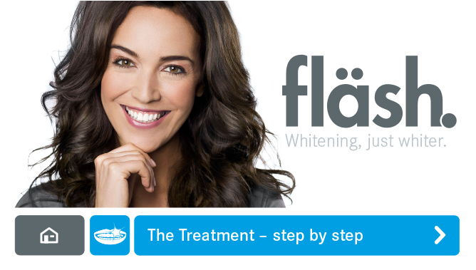 شاشة العلاج الموجّه في لمبة fläsh
